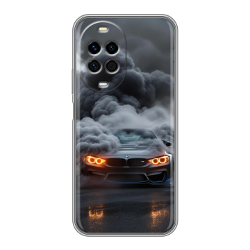 Силиконовый чехол на Huawei Nova 14 с принтом BMW БМВ