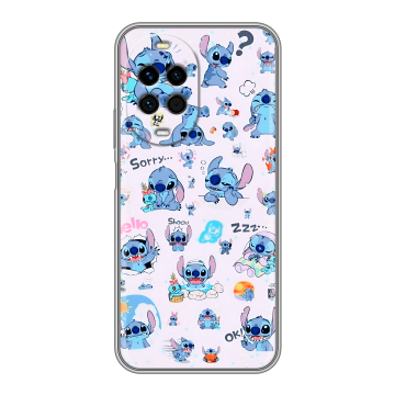 Силиконовый чехол на Huawei Nova 14 с принтом Лило и Стич