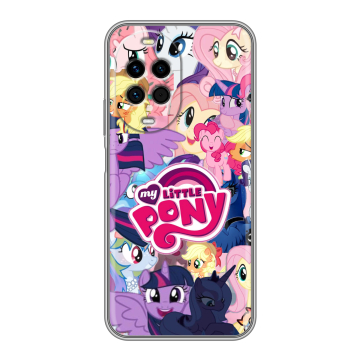 Силиконовый чехол на Huawei Nova 14 с принтом My little pony Дружба чудо