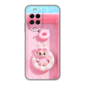 Силиконовый чехол на Huawei Nova 14 с принтом Labubu Лабубу