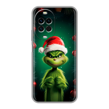 Силиконовый чехол на Huawei Nova 14 с принтом Гринч Новый год Рождество