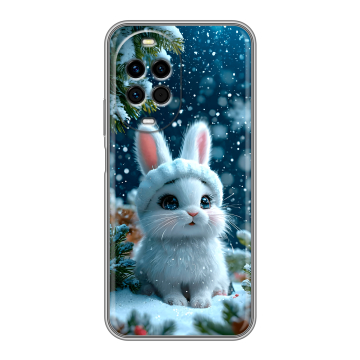 Силиконовый чехол на Huawei Nova 14 с принтом Новый год