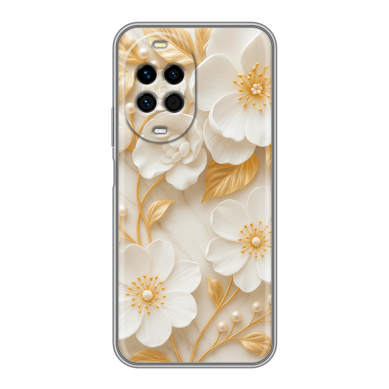 Силиконовый чехол на Huawei Nova 14 с принтом Цветы Силиконовый чехол на Huawei Nova 14 с принтом Цветы