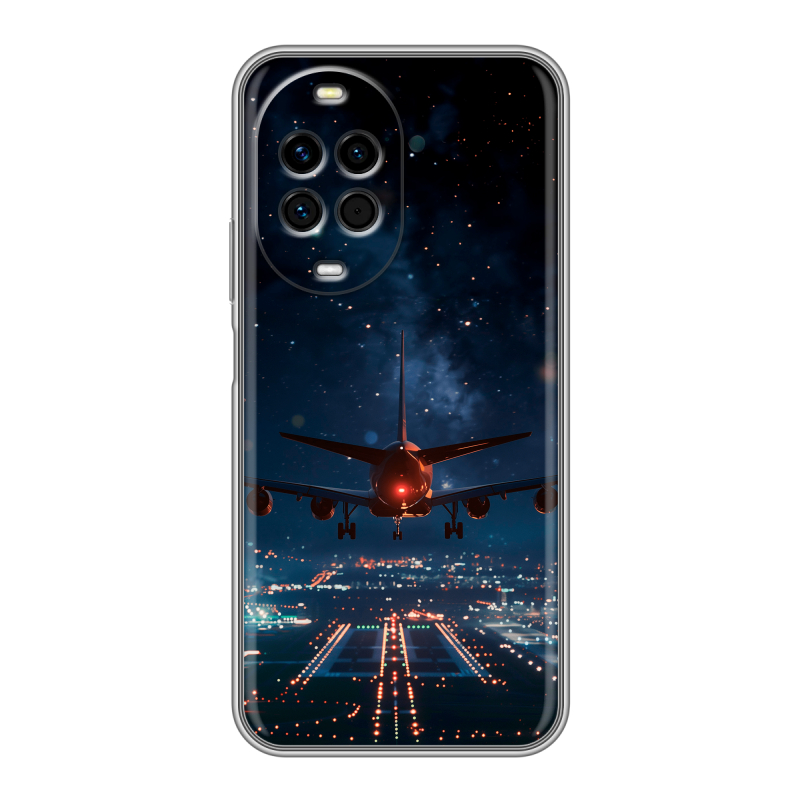 Силиконовый чехол на Huawei Nova 14 с принтом самолет Силиконовый чехол на Huawei Nova 14 с принтом самолет
