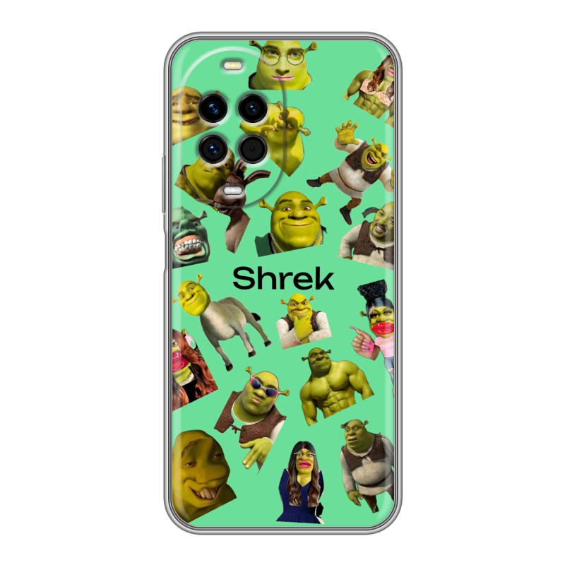 Силиконовый чехол на Huawei Nova 14 с принтом Шрек Shrek Силиконовый чехол на Huawei Nova 14 с принтом Шрек Shrek