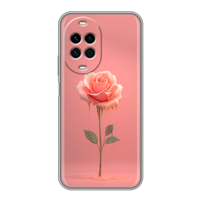 Силиконовый чехол на Huawei Nova 14 с принтом Розовая роза Силиконовый чехол на Huawei Nova 14 с принтом Розовая роза