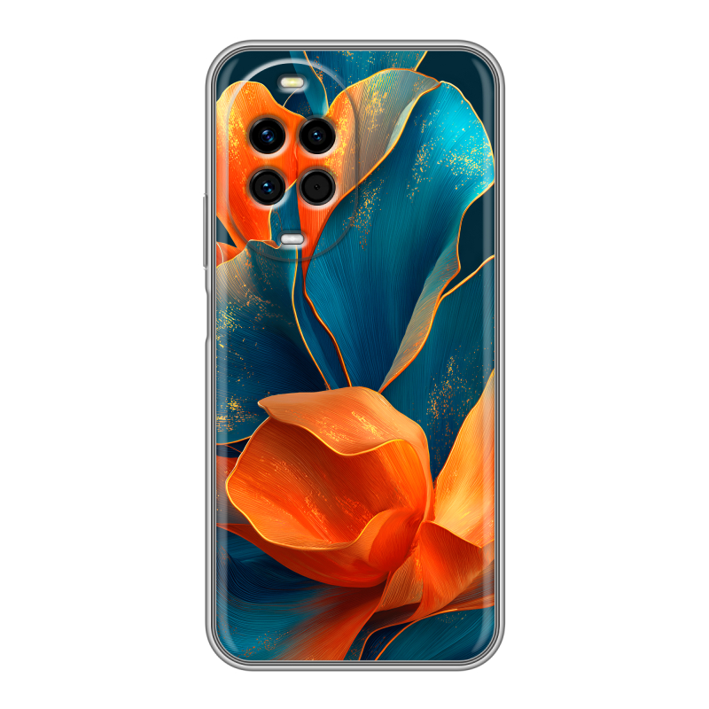 Силиконовый чехол на Huawei Nova 14 с принтом Цветы Силиконовый чехол на Huawei Nova 14 с принтом Цветы