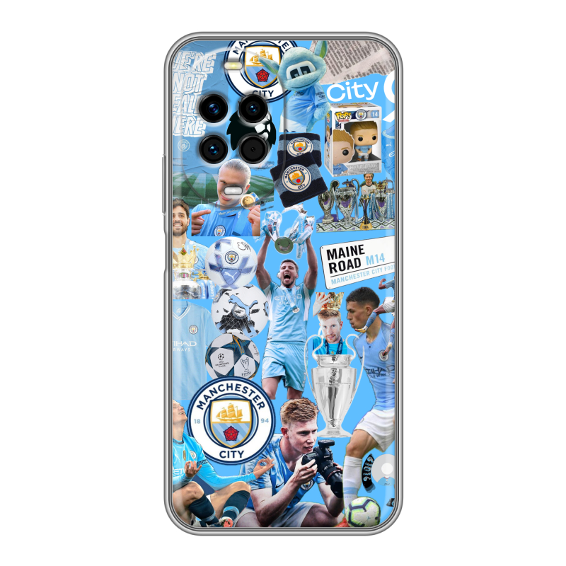 Силиконовый чехол на Huawei Nova 14 с принтом Man City Манчестер Сити Силиконовый чехол на Huawei Nova 14 с принтом Man City Манчестер Сити