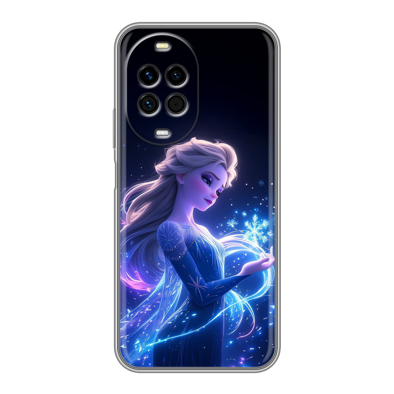 Силиконовый чехол на Huawei Nova 14 с принтом Холодное сердце Frozen Силиконовый чехол на Huawei Nova 14 с принтом Холодное сердце Frozen