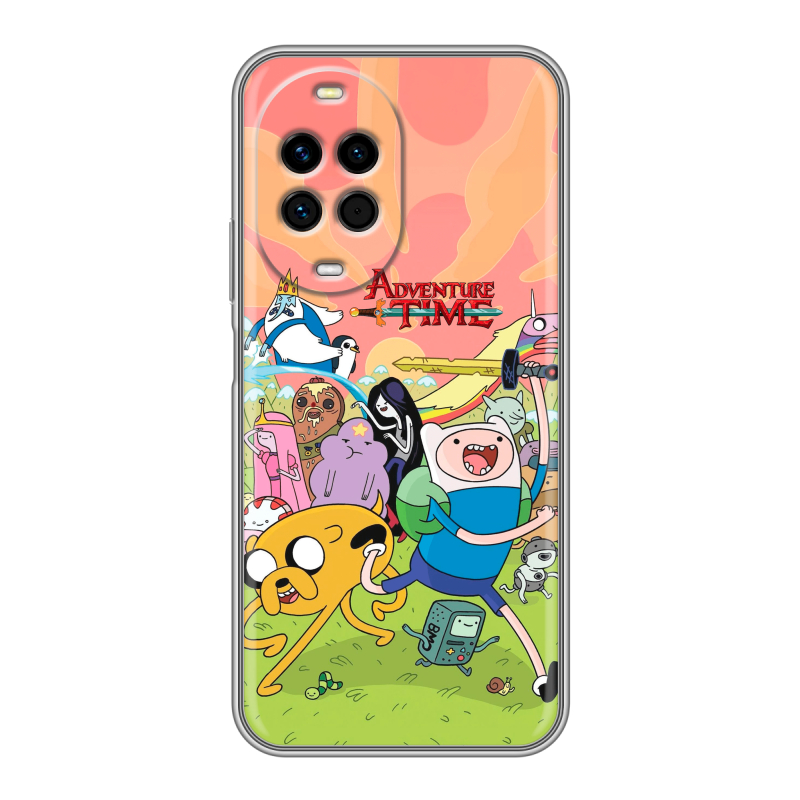 Силиконовый чехол на Huawei Nova 14 с принтом Adventure time Время приключений Силиконовый чехол на Huawei Nova 14 с принтом Adventure time Время приключений