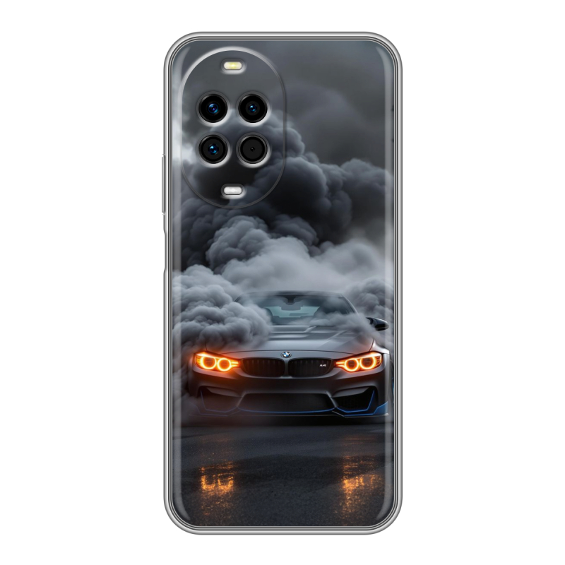 Силиконовый чехол на Huawei Nova 14 с принтом BMW БМВ Силиконовый чехол на Huawei Nova 14 с принтом BMW БМВ
