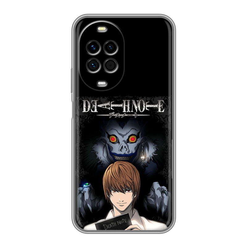 Силиконовый чехол на Huawei Nova 14 с принтом Death note Тетрадь смерти Силиконовый чехол на Huawei Nova 14 с принтом Death note Тетрадь смерти
