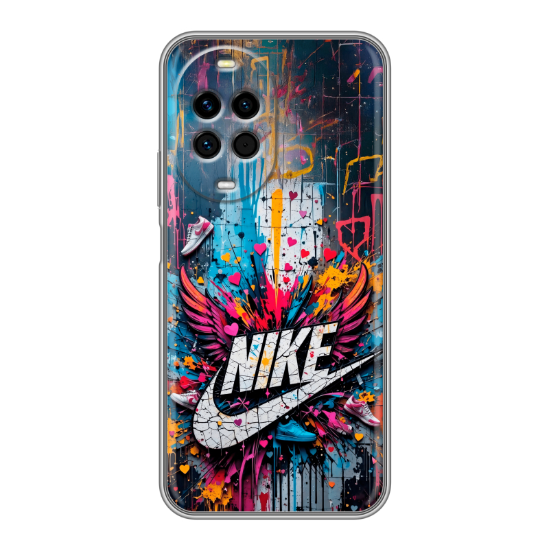 Силиконовый чехол на Huawei Nova 14 с принтом Nike Найк Силиконовый чехол на Huawei Nova 14 с принтом Nike Найк