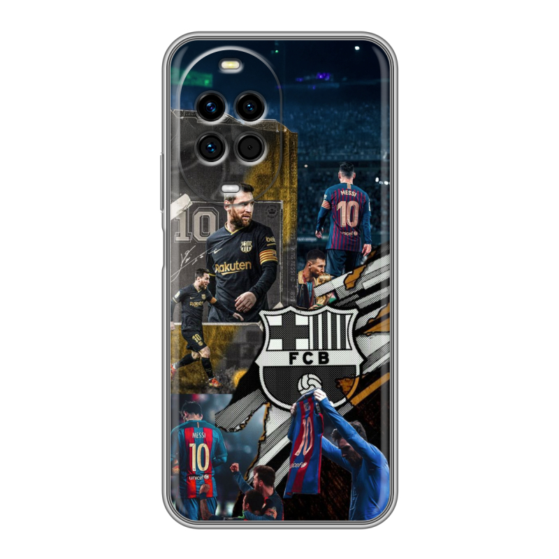 Силиконовый чехол на Huawei Nova 14 с принтом Messi Barcelona Силиконовый чехол на Huawei Nova 14 с принтом Messi Barcelona