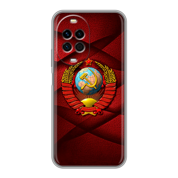 Силиконовый чехол на Huawei Nova 14 Pro с принтом Герб СССР Силиконовый чехол на Huawei Nova 14 Pro с принтом Герб СССР