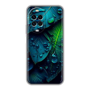 Силиконовый чехол на Huawei Nova 14 Pro с принтом Листья Силиконовый чехол на Huawei Nova 14 Pro с принтом Листья