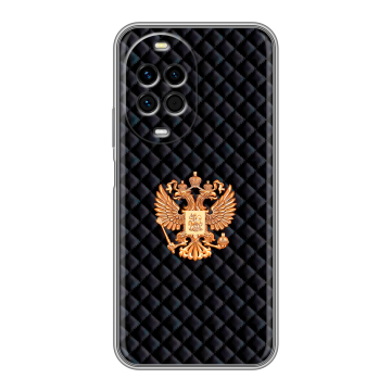 Силиконовый чехол на Huawei Nova 14 Pro с принтом Герб России принт