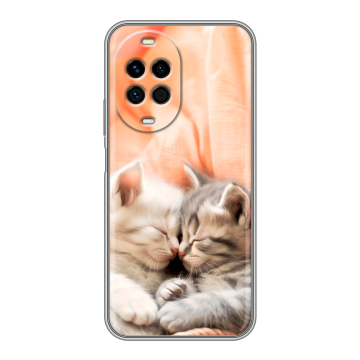 Силиконовый чехол на Huawei Nova 14 Pro с принтом Котята Силиконовый чехол на Huawei Nova 14 Pro с принтом Котята