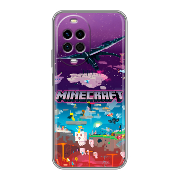 Силиконовый чехол на Huawei Nova 14 Pro с принтом Майнкрафт Minecraft Силиконовый чехол на Huawei Nova 14 Pro с принтом Майнкрафт Minecraft