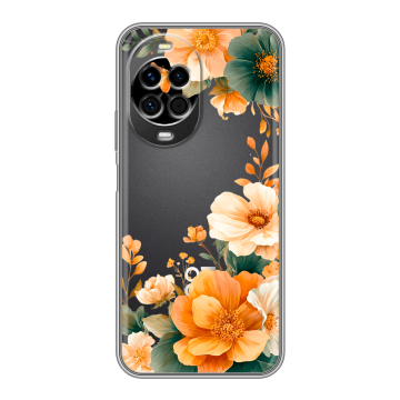 Силиконовый чехол на Huawei Nova 14 Pro с принтом Цветы принт