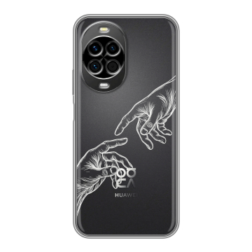 Силиконовый чехол на Huawei Nova 14 Pro с принтом Сотворение мира