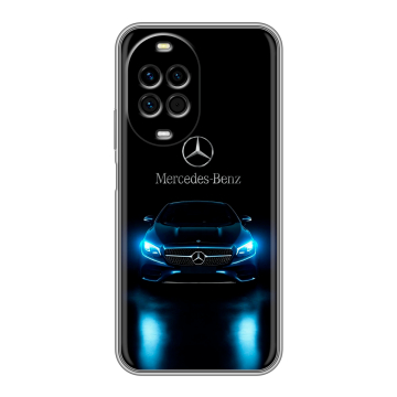 Силиконовый чехол на Huawei Nova 14 Pro с принтом Mercedes Мерседес