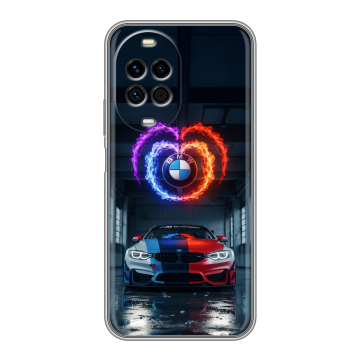 Силиконовый чехол на Huawei Nova 14 Pro с принтом BMW БМВ Силиконовый чехол на Huawei Nova 14 Pro с принтом BMW БМВ