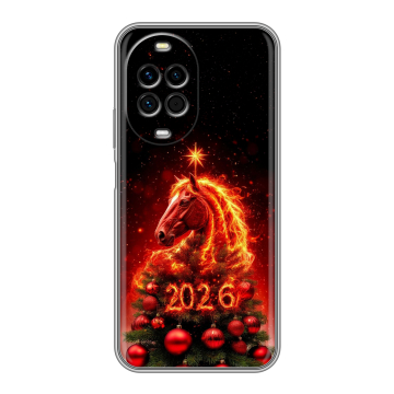 Силиконовый чехол на Huawei Nova 14 Pro с принтом Новый год