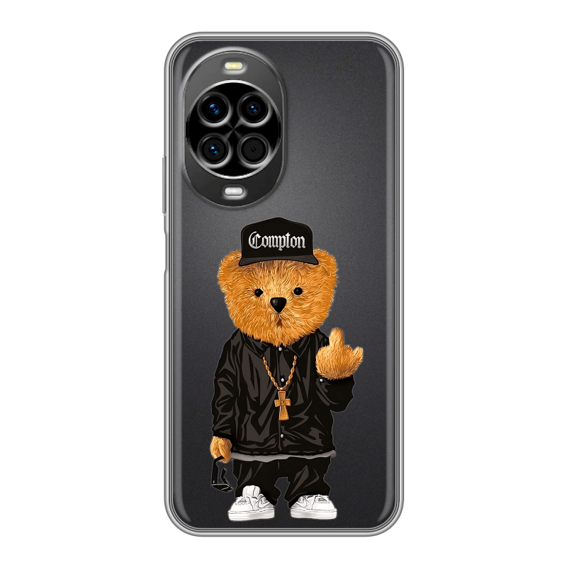 Силиконовый чехол на Huawei Nova 14 Pro с принтом Плюшевый медведь Силиконовый чехол на Huawei Nova 14 Pro с принтом Плюшевый медведь