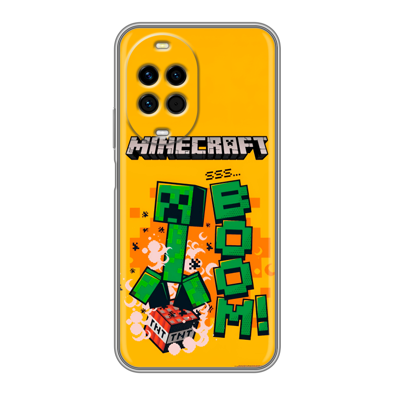 Силиконовый чехол на Huawei Nova 14 Pro с принтом Майнкрафт Minecraft Силиконовый чехол на Huawei Nova 14 Pro с принтом Майнкрафт Minecraft