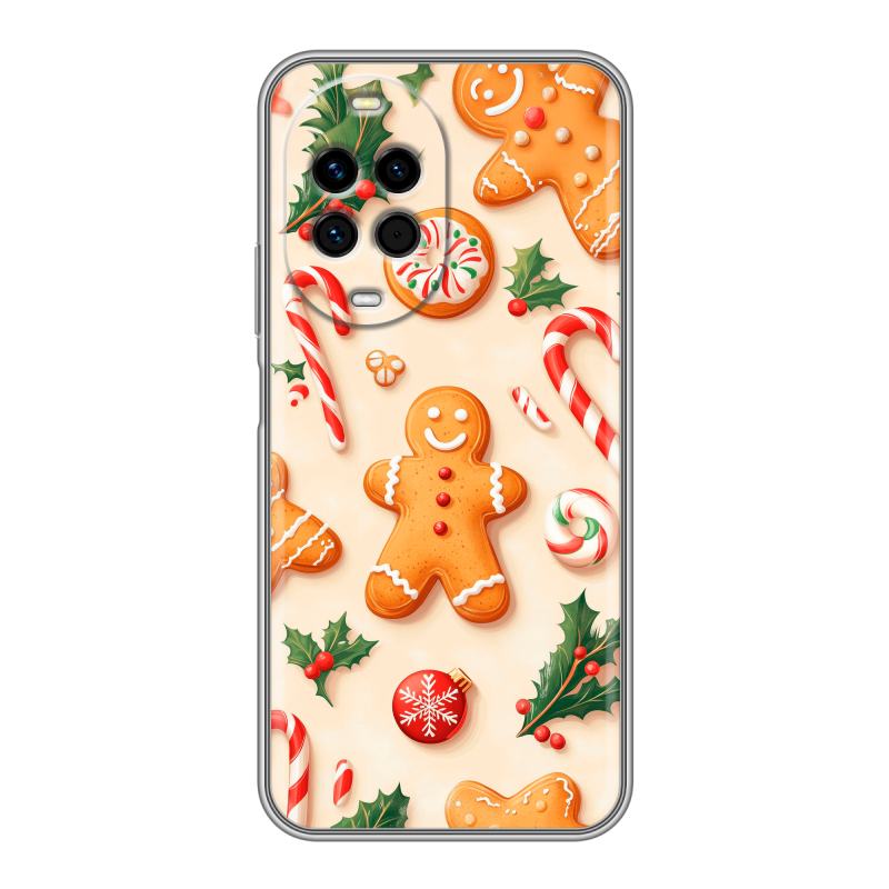 Силиконовый чехол на Huawei Nova 14 Pro с принтом Новый год Силиконовый чехол на Huawei Nova 14 Pro с принтом Новый год