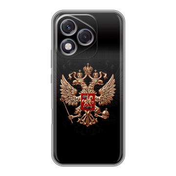 Силиконовый чехол на Honor 400 Lite с принтом Герб России Силиконовый чехол на Honor 400 Lite с принтом Герб России