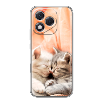 Силиконовый чехол на Honor 400 Lite с принтом Котята