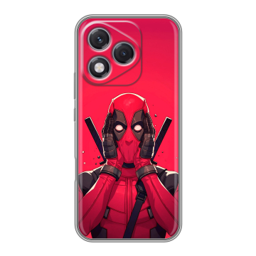 Силиконовый чехол на Honor 400 Lite с принтом Дедпул Deadpool