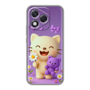 Силиконовый чехол на Honor 400 Lite с принтом для девочек