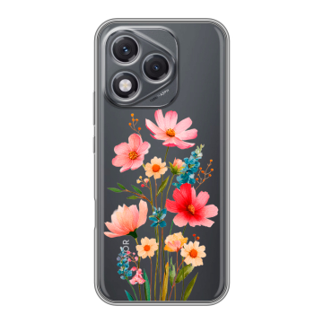 Силиконовый чехол на Honor 400 Lite с принтом Цветы Силиконовый чехол на Honor 400 Lite с принтом Цветы