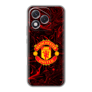 Силиконовый чехол на Honor 400 Lite с принтом Manchester United Силиконовый чехол на Honor 400 Lite с принтом Manchester United