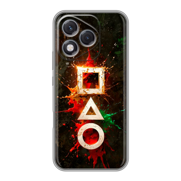 Силиконовый чехол на Honor 400 Lite с принтом Squid Game Игра кальмара