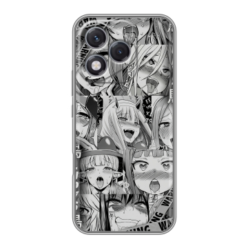 Силиконовый чехол на Honor 400 Lite с принтом Ahegao Ахегао Аниме Силиконовый чехол на Honor 400 Lite с принтом Ahegao Ахегао Аниме