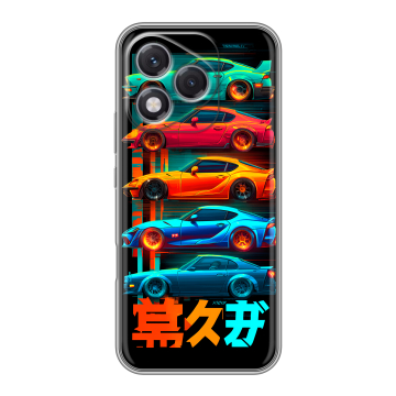 Силиконовый чехол на Honor 400 Lite с принтом машины тачки Силиконовый чехол на Honor 400 Lite с принтом машины тачки