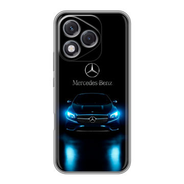 Силиконовый чехол на Honor 400 Lite с принтом Mercedes Мерседес Силиконовый чехол на Honor 400 Lite с принтом Mercedes Мерседес