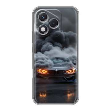 Силиконовый чехол на Honor 400 Lite с принтом BMW БМВ
