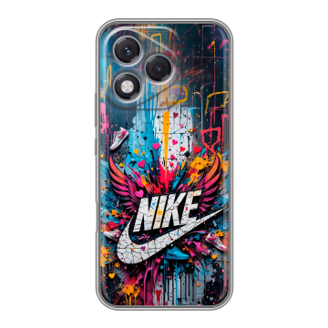 Силиконовый чехол на Honor 400 Lite с принтом Nike Найк