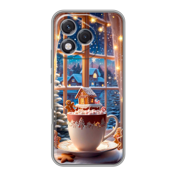 Силиконовый чехол на Honor 400 Lite с принтом Новый год Силиконовый чехол на Honor 400 Lite с принтом Новый год