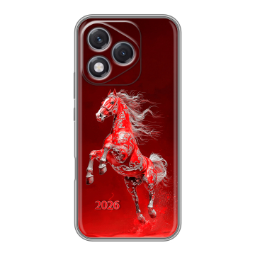 Силиконовый чехол на Honor 400 Lite с принтом Новый год Силиконовый чехол на Honor 400 Lite с принтом Новый год