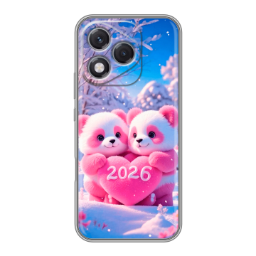 Силиконовый чехол на Honor 400 Lite с принтом Новый год Силиконовый чехол на Honor 400 Lite с принтом Новый год