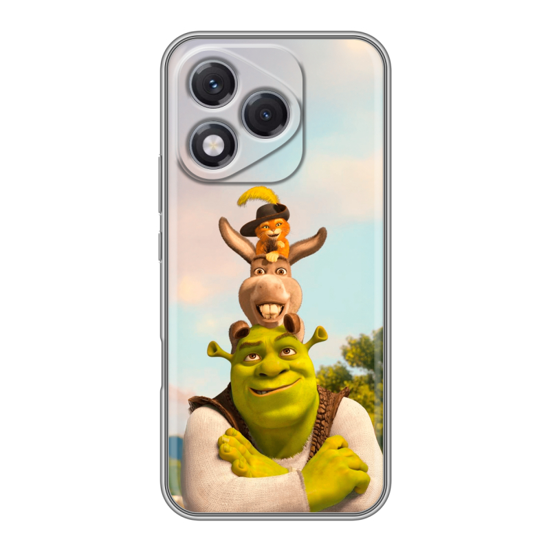 Силиконовый чехол на Honor 400 Lite с принтом Шрек Shrek Силиконовый чехол на Honor 400 Lite с принтом Шрек Shrek