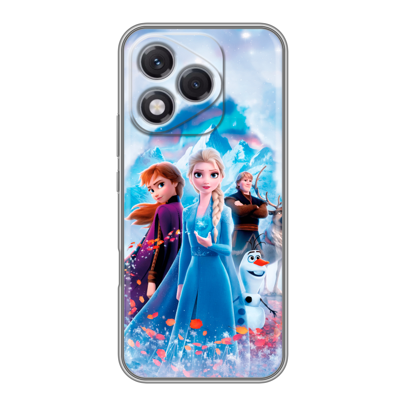 Силиконовый чехол на Honor 400 Lite с принтом Холодное сердце Frozen Силиконовый чехол на Honor 400 Lite с принтом Холодное сердце Frozen