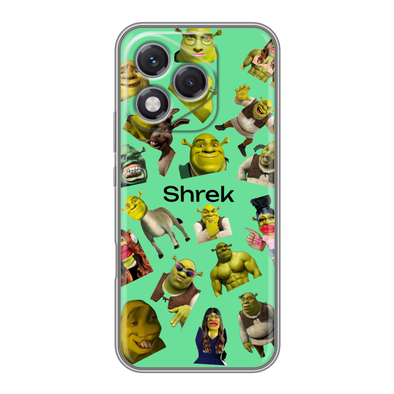 Силиконовый чехол на Honor 400 Lite с принтом Шрек Shrek Силиконовый чехол на Honor 400 Lite с принтом Шрек Shrek