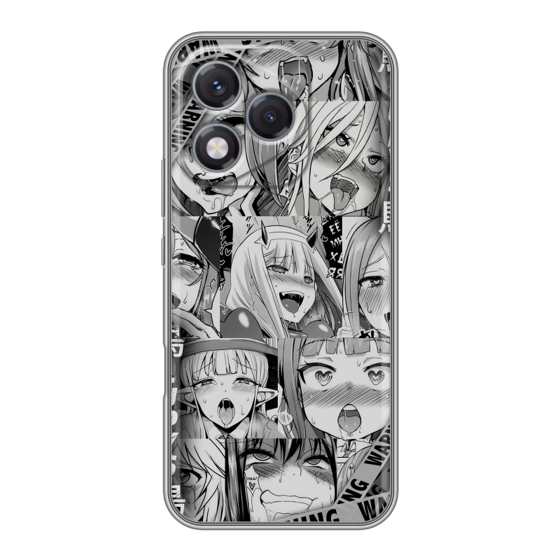 Силиконовый чехол на Honor 400 Lite с принтом Ahegao Ахегао Аниме Силиконовый чехол на Honor 400 Lite с принтом Ahegao Ахегао Аниме
